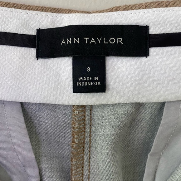 Ann Taylor Tan Neutral Office Slacks Pants - Picture 7 of 7